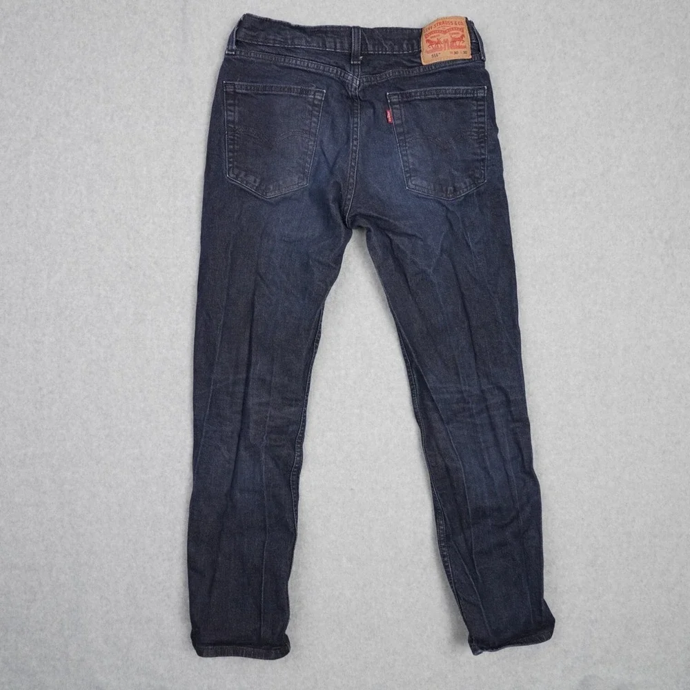Levi's 514 Jeans Mens 30x30 Blue Straight Fit Medium Wash Faded Denim